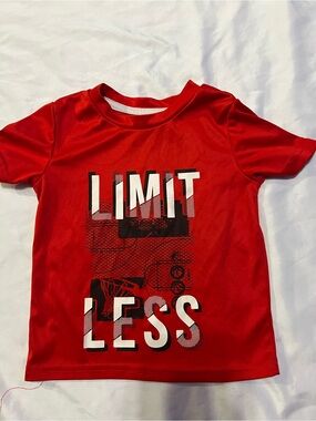 Kidgets Red 'LIMITLESS' Graphic Short Sleeve Tee